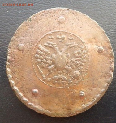 5 копеек 1727 год КД. До 04.11.2017г. в 22.10 МСК. - 5_kopeek_1728_k-2