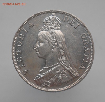Великобритания Двойной Флорин 1887 Серебро - DSCN5034.JPG