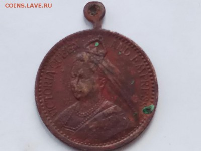 королева Виктория 1908 медаль? - 22