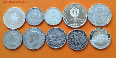 Монеты серебро, более 30 монет - image