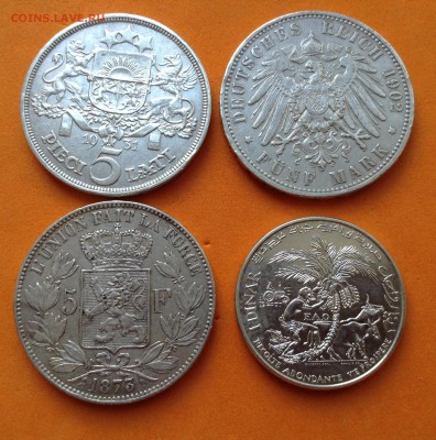 Монеты серебро, более 30 монет - image