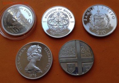 Монеты серебро, более 30 монет - image