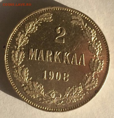 1 марка 1865, 1866 и 1908 гг для Финляндии, оценка - 2-08-1