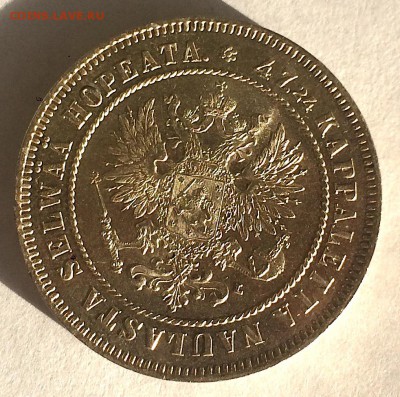 1 марка 1865, 1866 и 1908 гг для Финляндии, оценка - 2-08-2