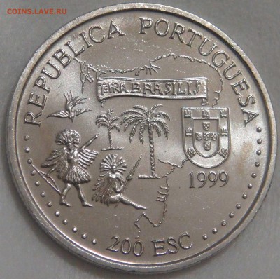 200 эскудо 1999 Бразилия UNC до 08.11.17 (ср. 22-30) - DSC04311.JPG