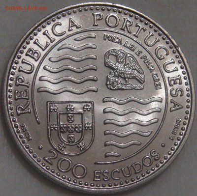 200 эскудо 1995 Принц Иоан II UNC до 08.11.17 (ср. 22-30) - DSC04352.JPG