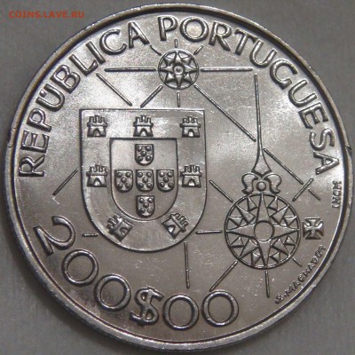 200 эскудо 1992 Новый мир-Америка UNC до 08.11.17(ср. 22-30) - DSC04469.JPG