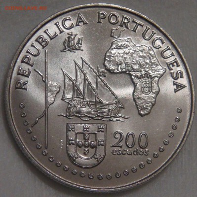 200 эскудо1994 Тордесильясский договор UNC 08.11.17(ср.22-30 - DSC04542.JPG
