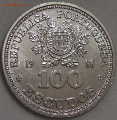 100 эскудо 1986 ФУТБОЛ UNC до 08.11.17 (ср. 22-30) - DSC04590.JPG