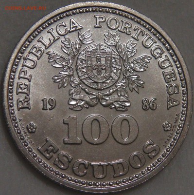 100 эскудо 1986 ФУТБОЛ UNC до 08.11.17 (ср. 22-30) - DSC04586.JPG