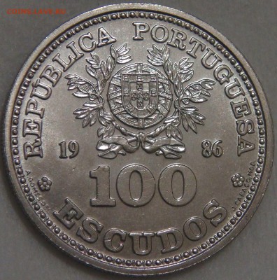 100 эскудо 1986 ФУТБОЛ UNC до 08.11.17 (ср. 22-30) - DSC04584.JPG