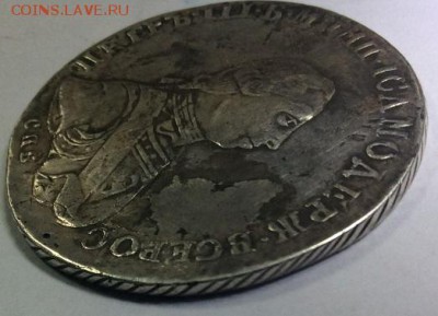1 рубль 1762 года Пётр3 на обсуждение подлинности - 69333729 (3)