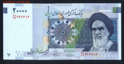 Иран 20000 риалов 2009 unc до - 2