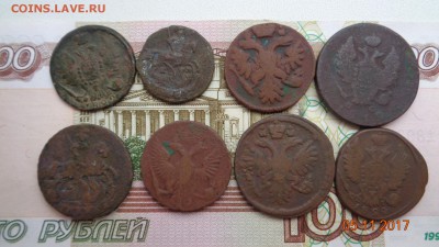 Деньга,копейка,двушка. 1731-1824гг 8шт. разные до 7.11.17г. - DSC03271.JPG