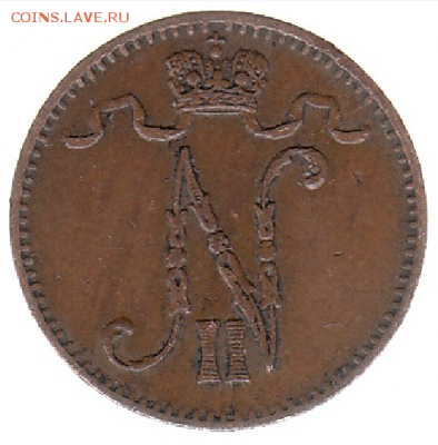 1 пенни царская Финляндия 1903 год до 8.11 в 22.00 - 12