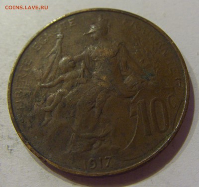 10 сантим 1917 бронза Франция №1 11.11.2017 22:00 МСК - CIMG9695.JPG