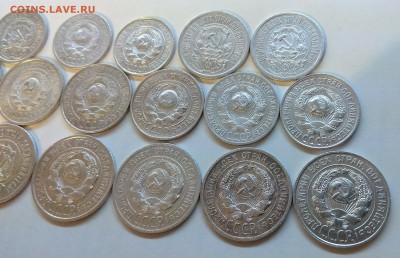 БИЛОНЫ 17шт. 10,15,20коп. 1922-30гг до 9.11.17г в 22:00 - IMG_20171105_195957-2372x1530