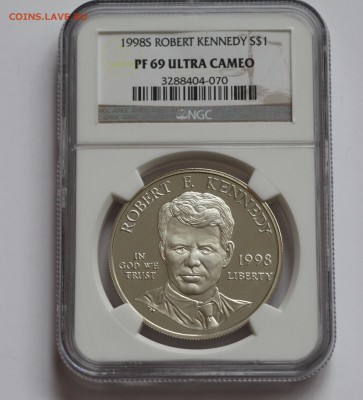 США 1998 Кеннеди Серебро. Слаб NGC - IMG_0920