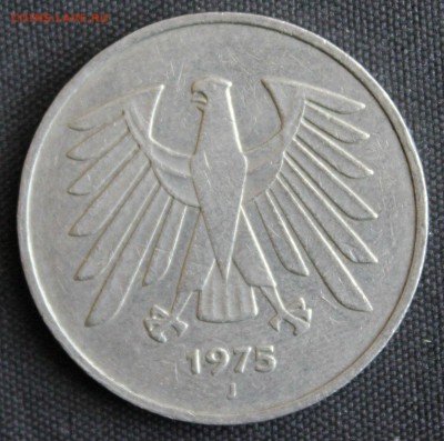 С 1 РУБ. ГЕРМАНИЯ 5 марк 1975г."J" до 12.11. в 22-00 - IMG_9352.JPG