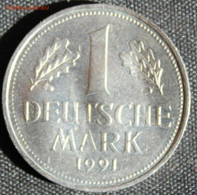 С 1 РУБ. ГЕРМАНИЯ 1 марк 1991г."J" ГАШЕНАЯ до 13.11 в 22-00 - IMG_6873.JPG