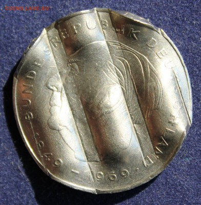 С 1 РУБ.ГЕРМАНИЯ 2 марк 1969г."F" ГАШЕНАЯ Т.ХОЙС до 13.11 - IMG_5469.JPG