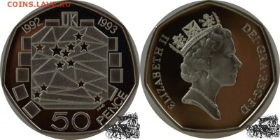 Оценка 2 монеты Англии Елизаветы 2 - combined6635