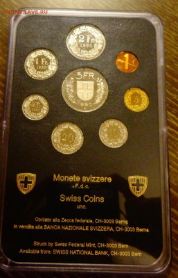 ШВЕЙЦАРИЯ - оф. годовой набор в блистере до 14.11, 22.00 - Швейцария набор ходячка 1990-1