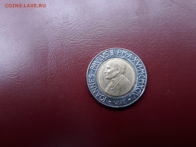 Ватикан 500 лир 1994 год. Встреча у Голгофы. - 20171108_125542-3096x2322