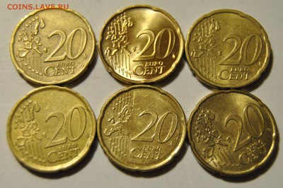 20 евро центов 2001-2007 Бельгия, Италия, Австрия, Греция - DSC_1723.JPG