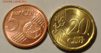 5, 20 евро центов 2006, 2008 Сан-Марино - DSC_1735.JPG