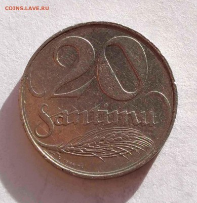2 лата 25г, 1 лат 24г, 20,10,5 центов 22г. до 13.11 - 20с 22а