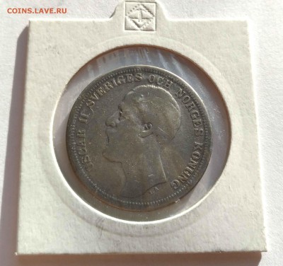 2 кр Швеция 1880г до 13.11 - 2кр 1880а
