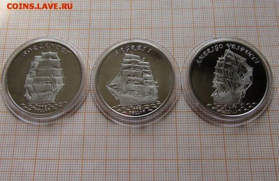 Кирибати 2017г. Парусники Сорландет,Сагреси,Америго Веспуччи - э