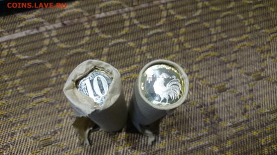 ФИКС = Китай 10 ю - год ОГНЕННОГО ПЕТУХА - 2017 год UNC - Петух рол