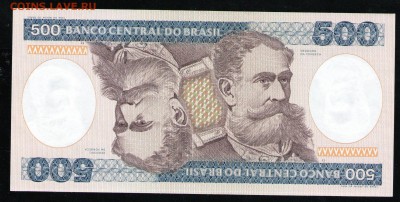 БРАЗИЛИЯ 500 КРУЗЕЙРО 1981-85 UNC - 28 001