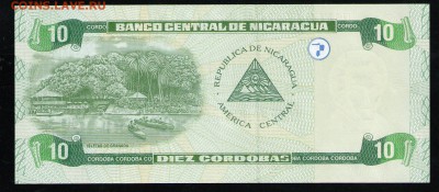 НИКАРАГУА 10 КОРДОБА 2002 UNC - 2 001