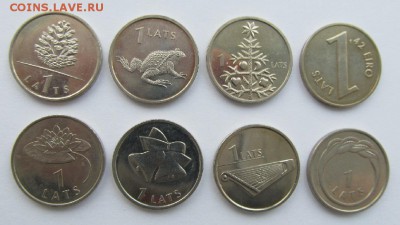 Юбилейные монеты Латвии - Латы1