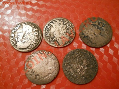 Литва шиллинги 1660-66 5 штук ОЦЕНКА - DSCN1702.JPG