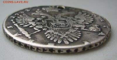 1 РУБЛЬ 1733 года с МАЛЕНЬКИМ ОТВЕРСТИЕМ до 13.11-22.00.00 - P1420774.JPG