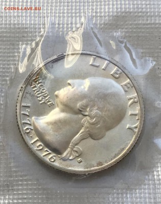 Набор серебряных монет США 1976г. - D0DE8D69-0F4C-4FFF-A564-D1506BA18C1A