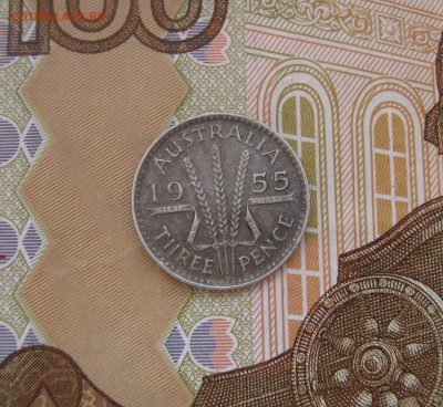 3 пенса Австралия 1955г. до 17.11.2017 22.00МСК - 3 пенса Австралия 1955г. 90..JPG