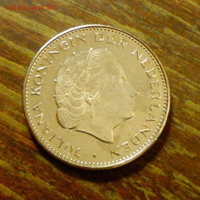 НИДЕРЛАНДЫ - 400 лет УТРЕХТУ до 17.11, 22.00 - Нидерланды 2.5 гульдена Королева Юлиана_1