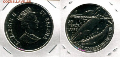 50п разные по ФИКСу до 14.11.17 22-00 мск - St.Helena 50p 1998 WWF