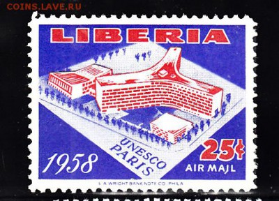 Либерия 1958 юнеско 1м - 123
