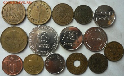 15 иностранных жетонов без повторов до 15.11.2017г 22-00 мск - 15 жетонов 1