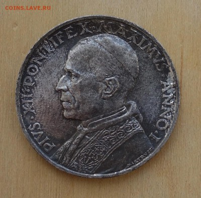 5 лир 1939 Ватикан до 14.11.17 в 22:00 - vat11