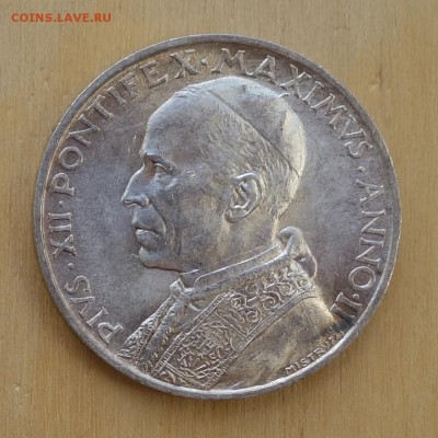 5 лир 1940 Ватикан до 14.11.17 в 22:00 - vat13