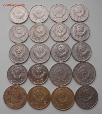 20 монет 3к, 15к, 20 к.  32-57 г. - 3к1