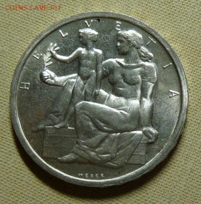 Швейцария, 5 франков 1948, до 22.00 17.11. - P1170942.JPG