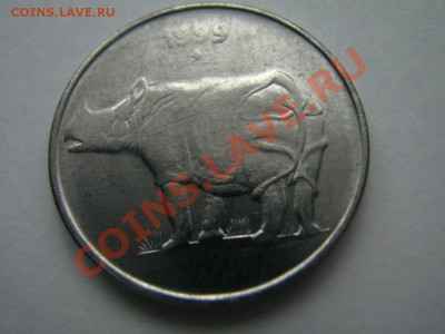 Индия 25 пайса 1999г. Носорог. до 19.03  22-30 мск - Изображение 080